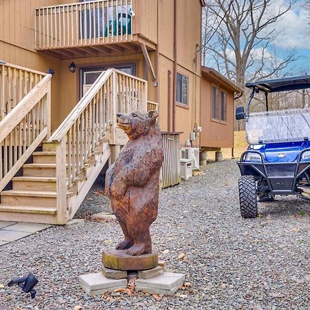 Bear Den Rustic Pocono Lake Home With Game Room! Экстерьер фото